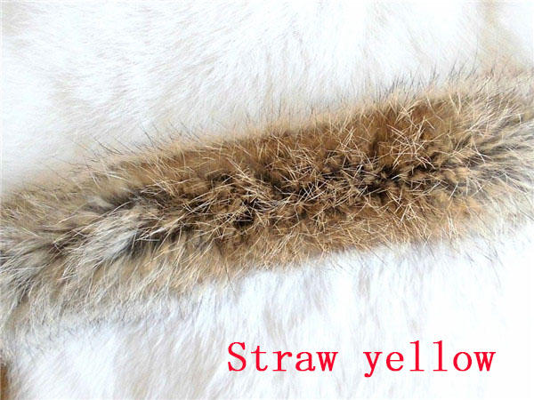 Genuine Thickened Rabbit Fur Trim Strips 100 Natural Diy Fluffy Accessories For Sweaters Coats Hoods Hats Wlc1907 - 39