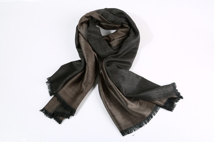 Quality Luxury Cashmere Scarf For Men Britishstyle Winter Pashmina Shawl With Tassel Detailing Stitching - 34