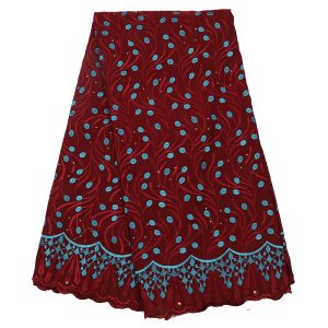 African Dry Cotton Lace Fabrics Design Hot Nigerian Fabric Swiss Voile In Switzerland Ks2845b-6