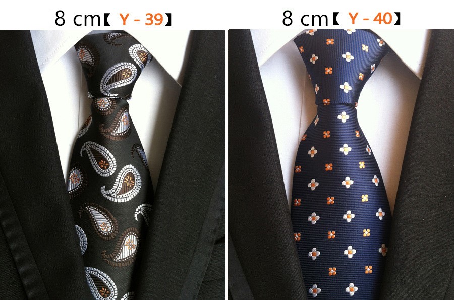Mens Luxury Paisley And Striped Ties High Weft Density Classic Business Necktie Wedding Accessory 60 Styles - 21