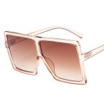 Plastic Oversized Women Sunglasses Square Brand Designer Big Frame For Female Uv400 Sun Glasses Oculos Masculino - 4