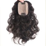 Full Silk Injected Base Loose Wave Human Hair Topper Pieces For Thinning And Baldness Patches - 2