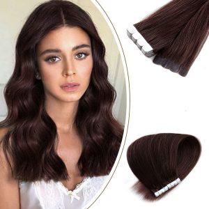 Neitsi Mini Tape In Human Hair Adhesive Extensions 12 Inch 16 20 None Remy Double Sided Straight Skin Weft Natural