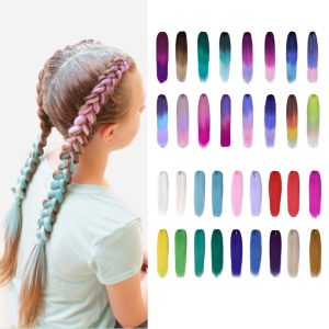 Miss Rola 24 Inches100g Yaki Straight Synthetic Hair Extension Pre Stretched Crochet Jumbo Braids Kanekalon Braiding