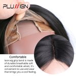 Plussign Lace Wig Grip Velvet Comfort Band For Wigs Frontals Headband With Adjustable Velcro Fastener - 6