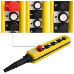 Xac-a8913 8 Pushbutton Double Speed Hoist Crane Pendant Control Station With Emergency Stop Waterproof Anti-extrusion Insulation - 4
