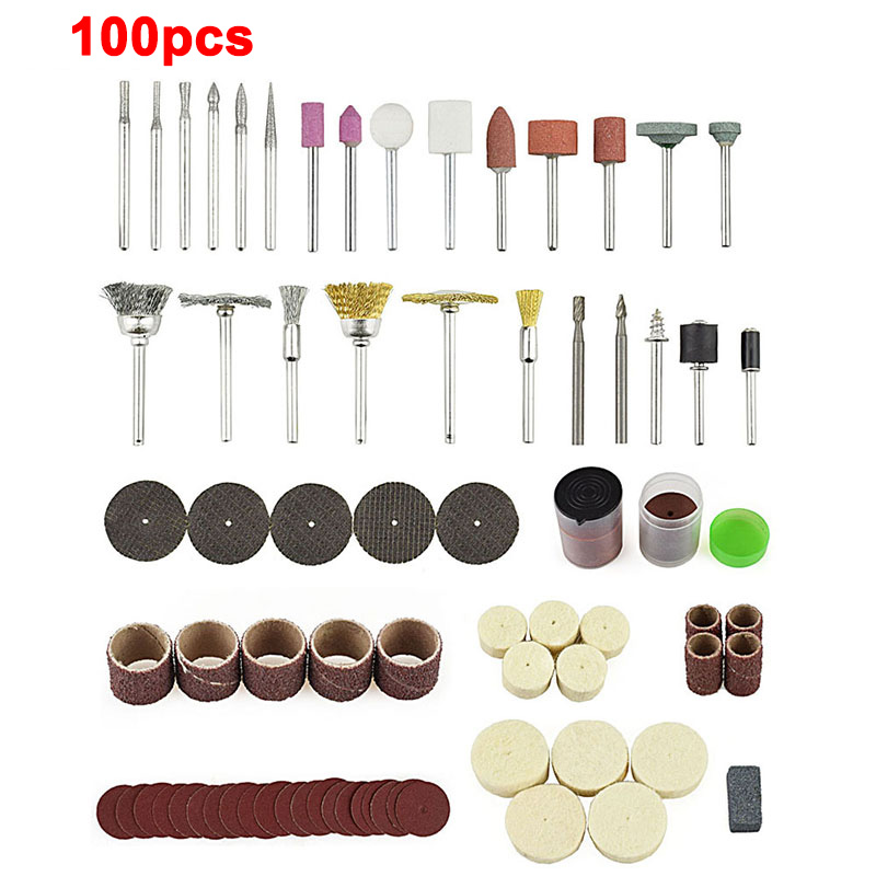 Newacalox 147pc Dremel Rotary Tool Accessory Kit Abrasive Cutting Polishing Grinding Set For Machines - 2