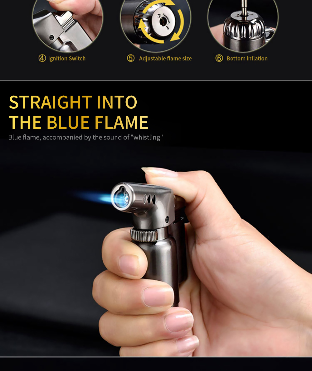 Professional Grade Propane Gas Torch Bbq Lighter Tig Welding Cooking Soldering With Flame Control - 5