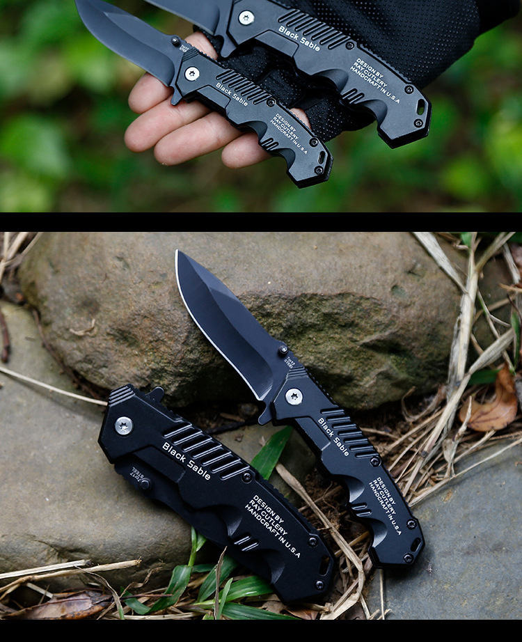 Durable 57hrc Foldable Tactical Survival High Hardness Military Pocket Blade For Camping And Hunting - 11