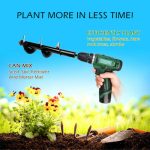 Earth Drill Ice Garden Auger Spiral Machine Bit Flower Planter Yard Gardening Planting Hole Digger Tool - 2