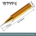 Replacement Soldering Iron Tip Leader-free Solder Inner Gold Color Sold By 1 Pc - 3