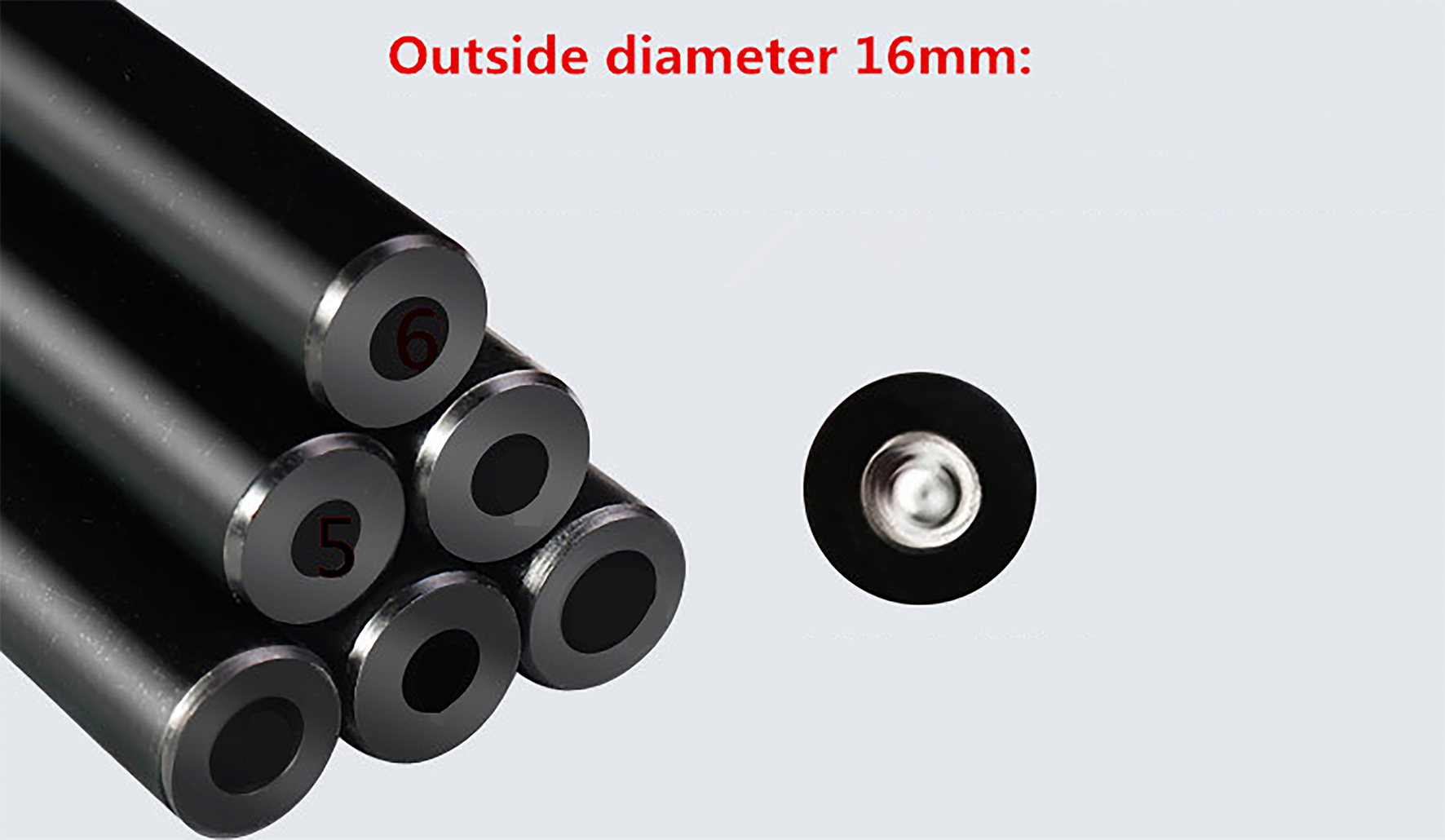 Precision Mild Steel Round Tube Pipe Od 16mm Various Sizes And Lengths Available - 10