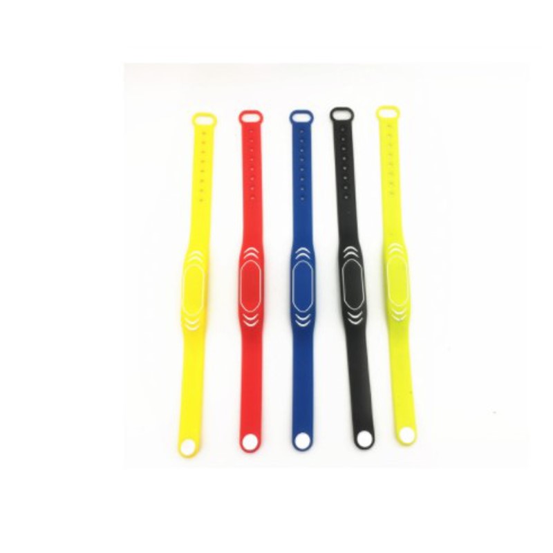 125khz Silicone Bracelets Wristband Tk4100 Rfid Access Control Card Wrist Band Bracelet Tag Color Adjustable Length - 2