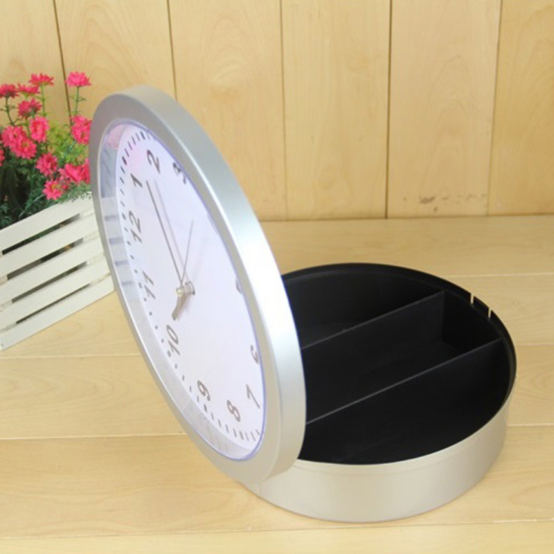 Stealthy Wall Clock With Hidden Safe For Money Jewelry Valuables Antitheft Home Security Storage - 8