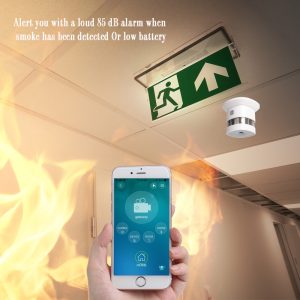 Heiman Zwave Smoke Detector Smart Home System 868mhz High Sensitivity Z Wave Safety Sensor - 2