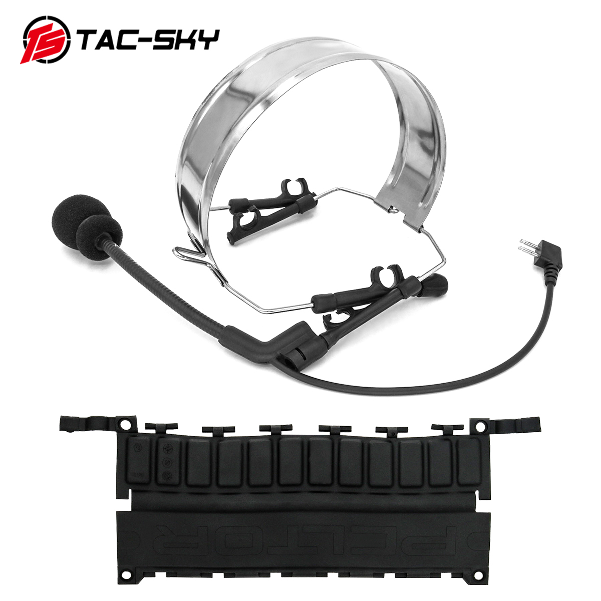 Tacsky Comtac Iii Military Tactical Headset Noise Reduction Silicone Earmuffs Enhanced Pickup Earphone C3fg - 7