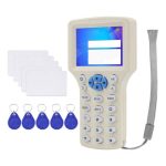 10 English Frequency Rfid Copier Duplicator 125khz Key Fob Nfc Reader Writer 13 56mhz Encrypted Programmer Usb Uid Copy Card Tag