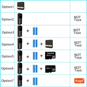 Tuya Option Wifi Doorbell Camera Security Door Bell Outdoor 1080p Video Smart Wireless Night Vision - 2