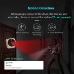 Topvico Doorbell Video Peephole Wifi Camera 4 3 Inch Monitor Motion Detection Door Viewer Video-eye Wireless Ring Intercom - 4