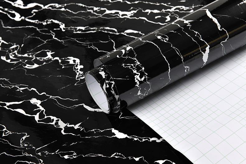 Waterproof Marble Pvc Wallpaper Adhesive Stickers For Kitchen Bathroom Renovation Wash Basin Furniture Upgrade - 30