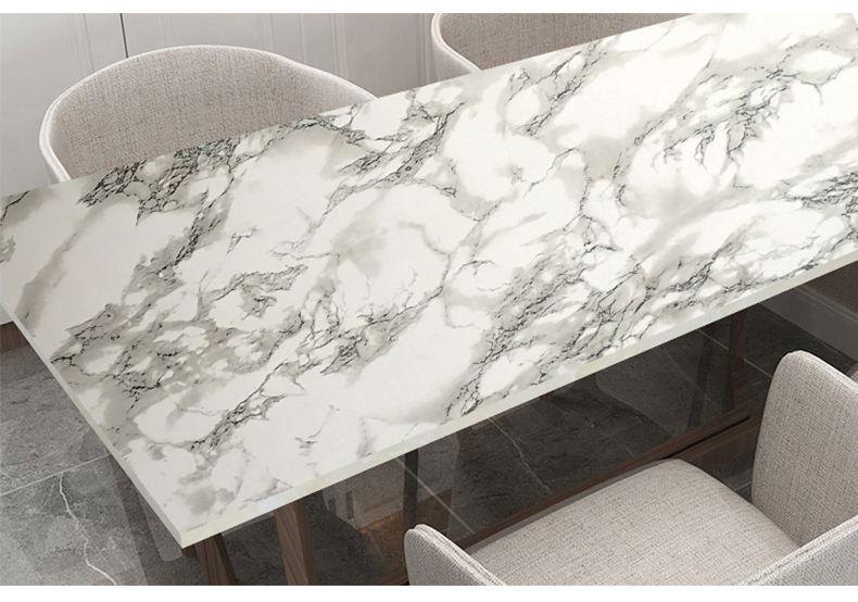 Waterproof Marble Pvc Wallpaper Adhesive Stickers For Kitchen Bathroom Renovation Wash Basin Furniture Upgrade - 15