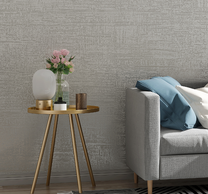 Luxury Modern Textured Wallpaper In White Grey Beige Solid Color Wall Covering For Bedroom Living Room Home Decorations - 71