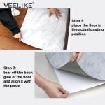 Self Adhesive Pvc Ceramic Tile Stickers Waterproof Wallpaper Art Floor Kitchen Decorative Film Diy Ground Contact Paper - 5