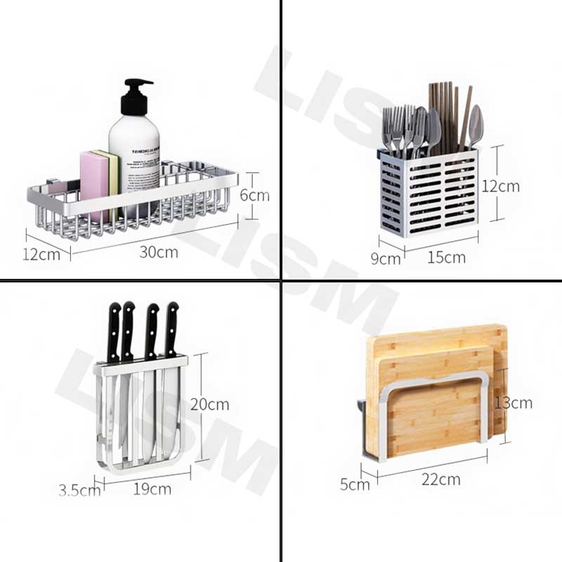 304 Stainless Steel Dish Drain Rack Folding Tableware Sink Storage Kitchen Desktop Drying Solution - 21