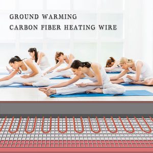 100m Heating Cable Warm Heater Wire Greenhouse Vegetables Farm Equipment Home Floor 12k Carbon Fiber - 2
