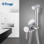 Frap 6 Styles Brass Single Cold & Hot Water Corner Valve Bidet Faucets Function Square Hand Shower Head Tap Crane For Woman - 3