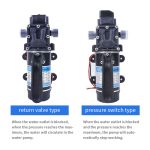 Electric 12v 24v 120w 188psi 10 Min Water Film High Pressure Self-priming Pump Return Backflow Control For Garden - 5