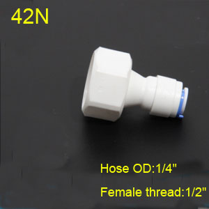 14 Inch Quick Connect Fittings For Reverse Osmosis Water System 38 Od Plastic Pipe And Hose Tube Connectors - 7