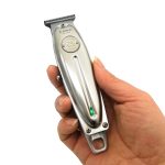 Kemei 1949 Professional Hair Clipper All Metal Men Electric Cordless Trimmer 0mm Baldheaded T Blade Finish Haircut Machine - 5