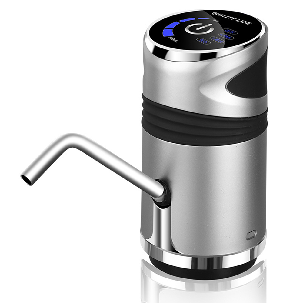 Intelligent Automatic Portable Usb Water Dispenser With Led Display And Manual Press For Bottled Water - 4