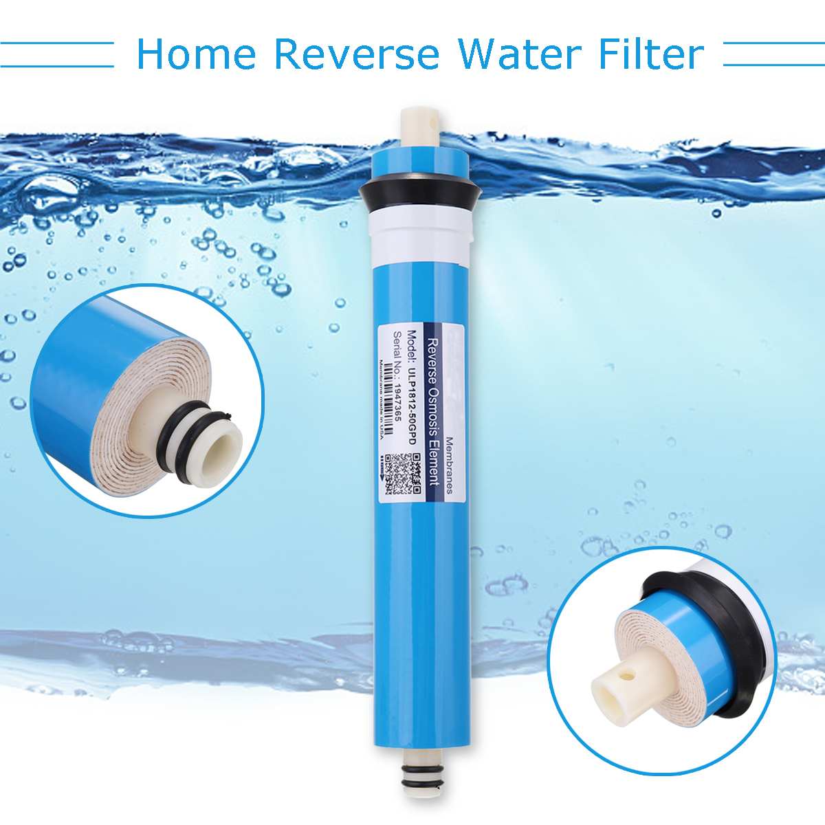 Home Kitchen Ro Water System 50400gpd Reverse Osmosis Membrane Filter Purifier For Pure Drinking Water Treatment - 2