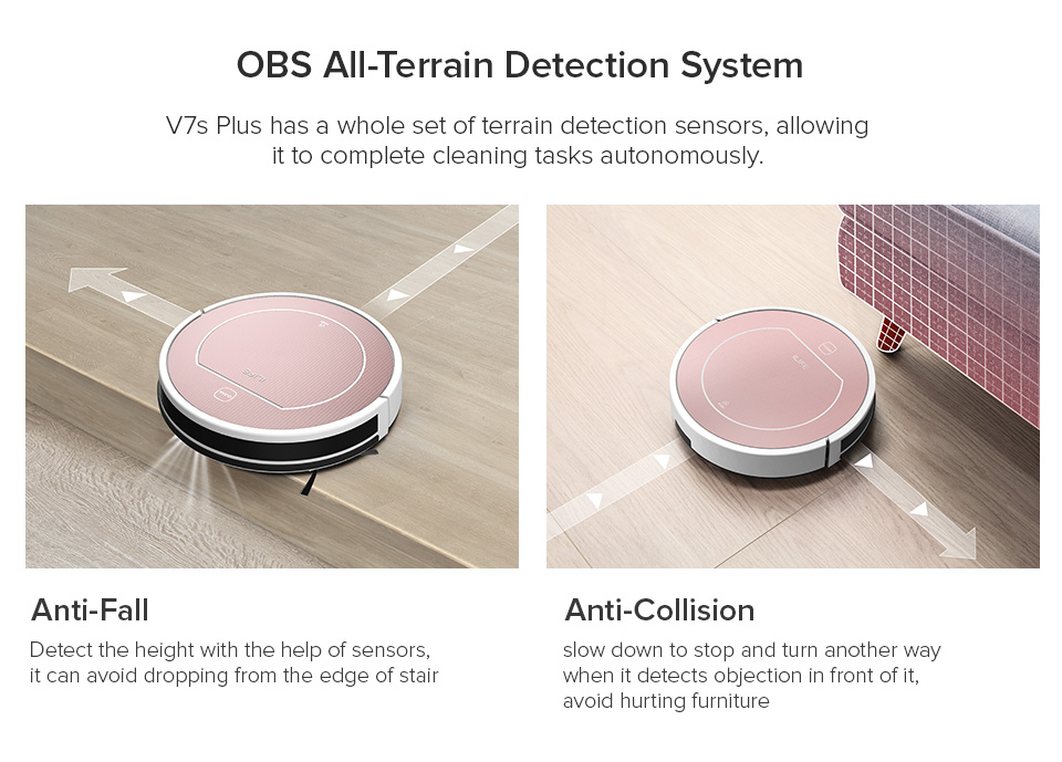 Ilife V7s Plus Automatic Robot Vacuum Cleaner Sweep Wet Mop Ideal For Hard Floors Carpet 120mins Runtime Autocharging - 14
