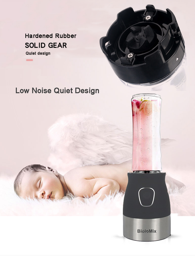 500w Portable Personal Blender Bpafree Multifunction Mixer Baby Food Processor Meat Grinder 600ml Juicer Bottle Chopper Bowl - 12