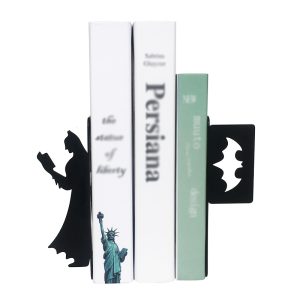 Batman Simple Book School Students Stand Metal Bookends Iron Support Holder Desk Stands For Stationery & Office Sup - 2