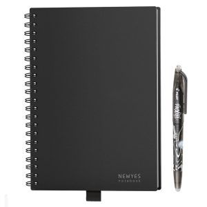 Newyes Smart Reusable Erasable Notebook Paper Microwave Wave Cloud Erase Notepad Note Pad Lined With Pen