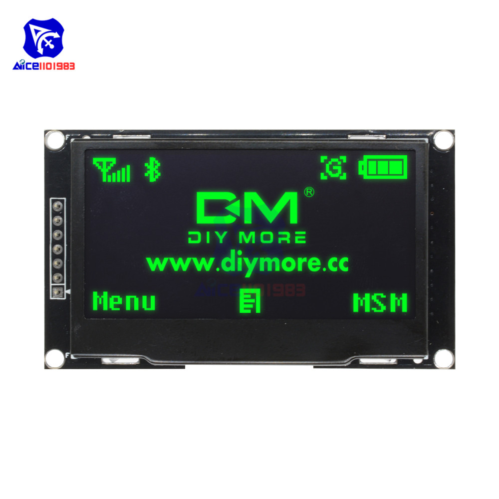 Diymore 24 Inch Oled Lcd Display Module 128x64 Ssd1309 With 7pin Spi I2c Serial Interface For Arduino Uno R3 C51 - 4