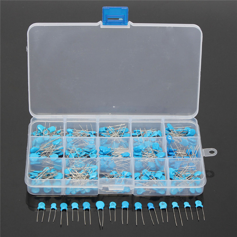 15valuesx20pcs Capacitor Set High Voltage Ceramic Capacitors Assortment Assorted Kit 1nf 2 2nf 10nf 22nf 0 47nf 56nf-10nf - 2