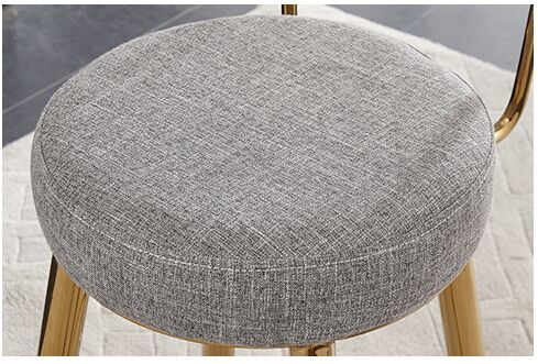 Nordic High Bar Stools Casual Home Decor Creative Fashion Backrest Adjustable 65cm75cm Ideal For Cashier Kitchen - 2