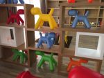 Modern Design Plastic Lovely Fashion Kids Chair Dog Baby Puppy Children Toy Play Small Size - 6