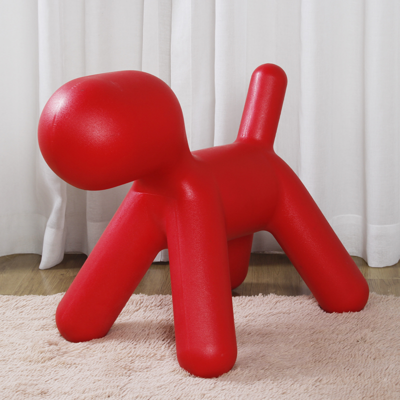Chic Modern Design Small Size Plastic Kids Chair Cute Puppy Dog Design Childrens Play Toy Furniture - 11