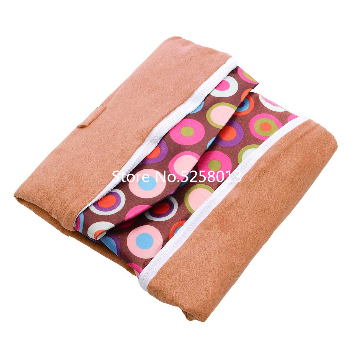 Infant Bean Bag Chair Cover Soft Baby Bed Pouf For Feeding Snuggle Belt Safety Protection Unfilled - 7