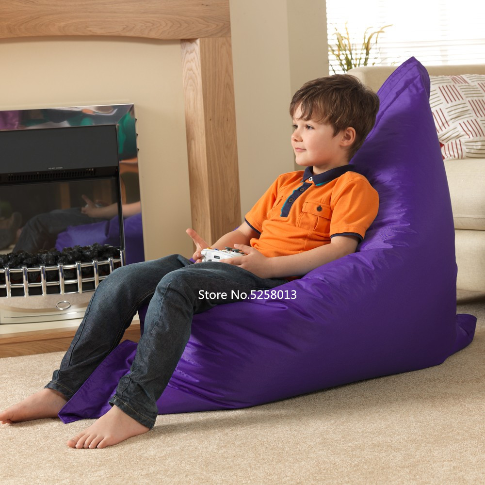 Assorted Colors Floor Bean Bag Cushion Lazy Relax Beanbag Lounger Kids Games Chair - 6