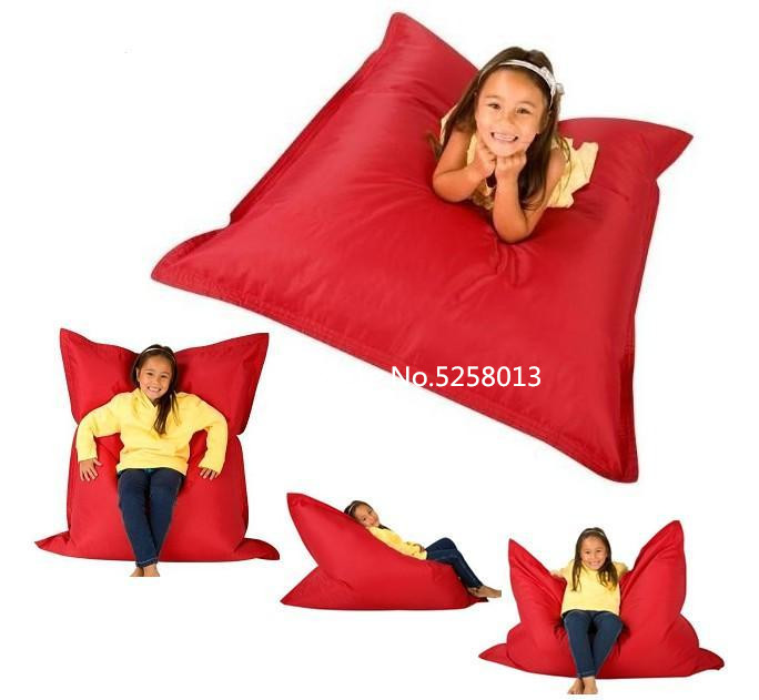 Assorted Colors Floor Bean Bag Cushion Lazy Relax Beanbag Lounger Kids Games Chair - 3