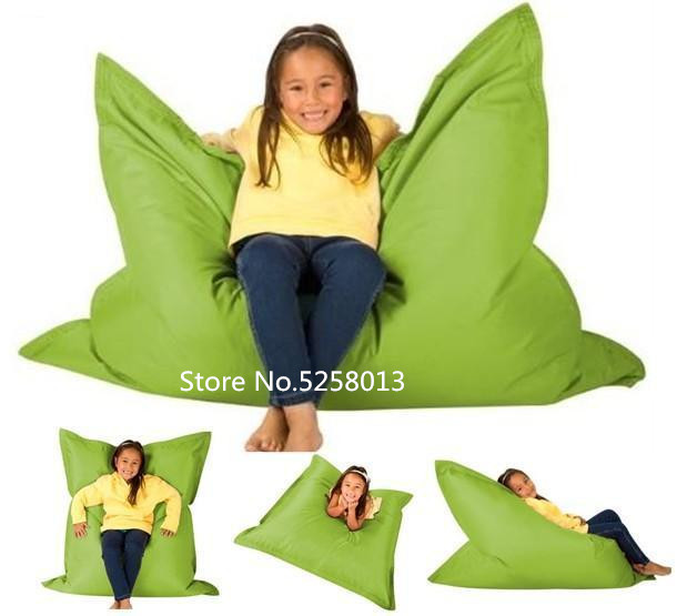 Assorted Colors Floor Bean Bag Cushion Lazy Relax Beanbag Lounger Kids Games Chair - 2