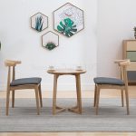 Hinese Dining Chair Solid Wood Restaurant Nordic Coffee Shop Home Horn Y Tea Room Back - 2