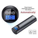 Audew 12v 150psi Usb Cordless Portable Air Compressor Lcd Handheld Inflatable Pump For Car Bicycles Tires Balls Swimming Rings - 5